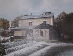 Peinture du Moulin de la Chappe